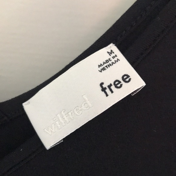 Black Wilfred FREE Slip Dress - Picture 3 of 5